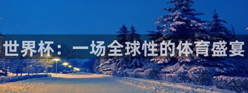 2026年世界杯赛程表时间:世界杯:一场全球性的体育盛宴
