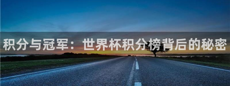 世界杯预赛赛程:积分与冠军:世界杯积分榜背后的秘密
